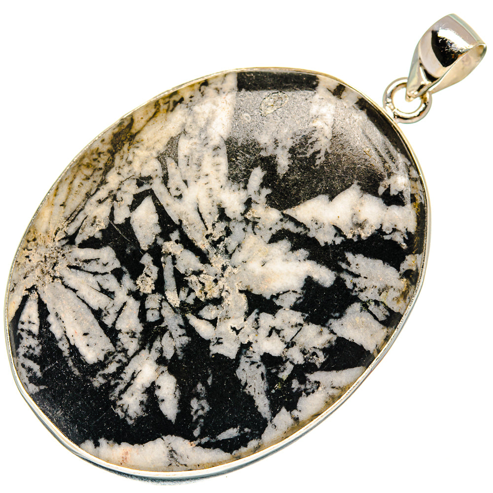 Chrysanthemum Stone Pendants handcrafted by Anasilvercos - PD22959 - Photo 2