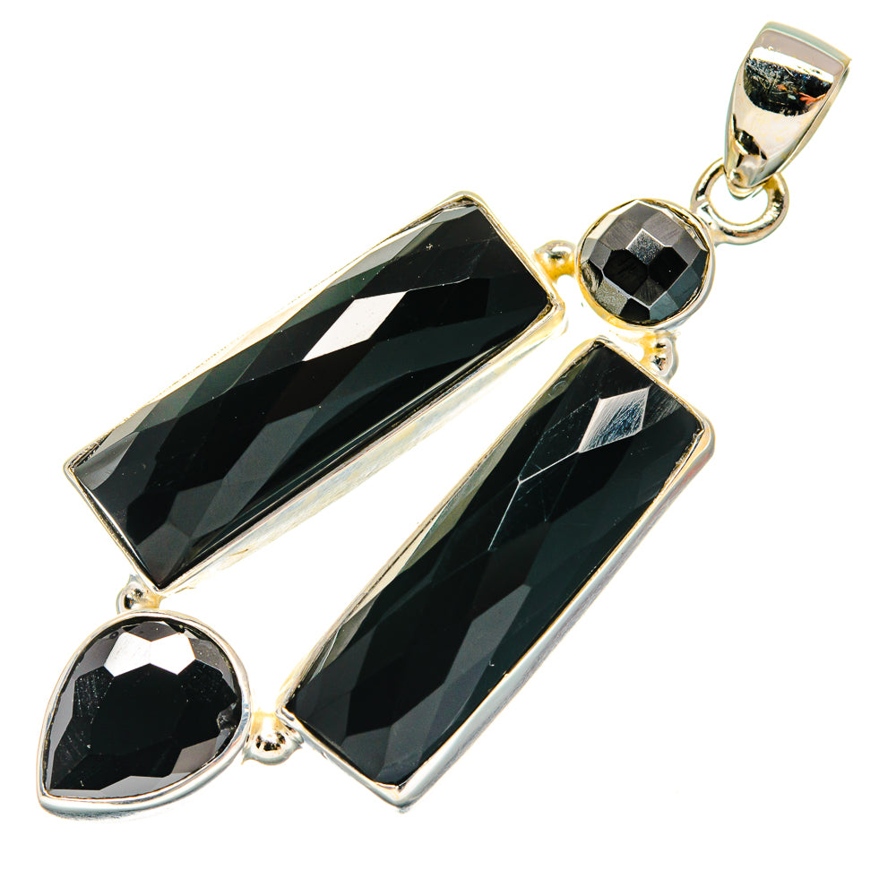 Black Onyx Pendants handcrafted by Anasilvercos - PD22979 - Photo 2