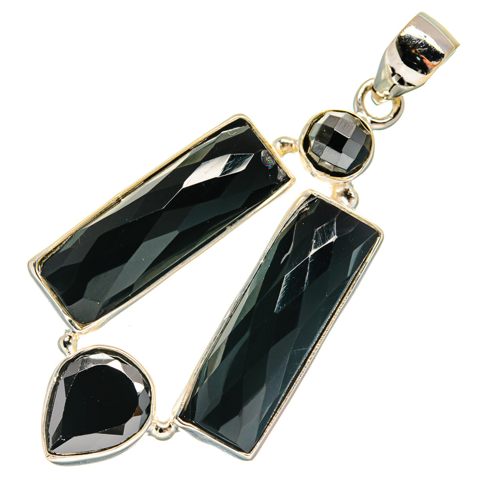Black Onyx Pendants handcrafted by Anasilvercos - PD22980 - Photo 2