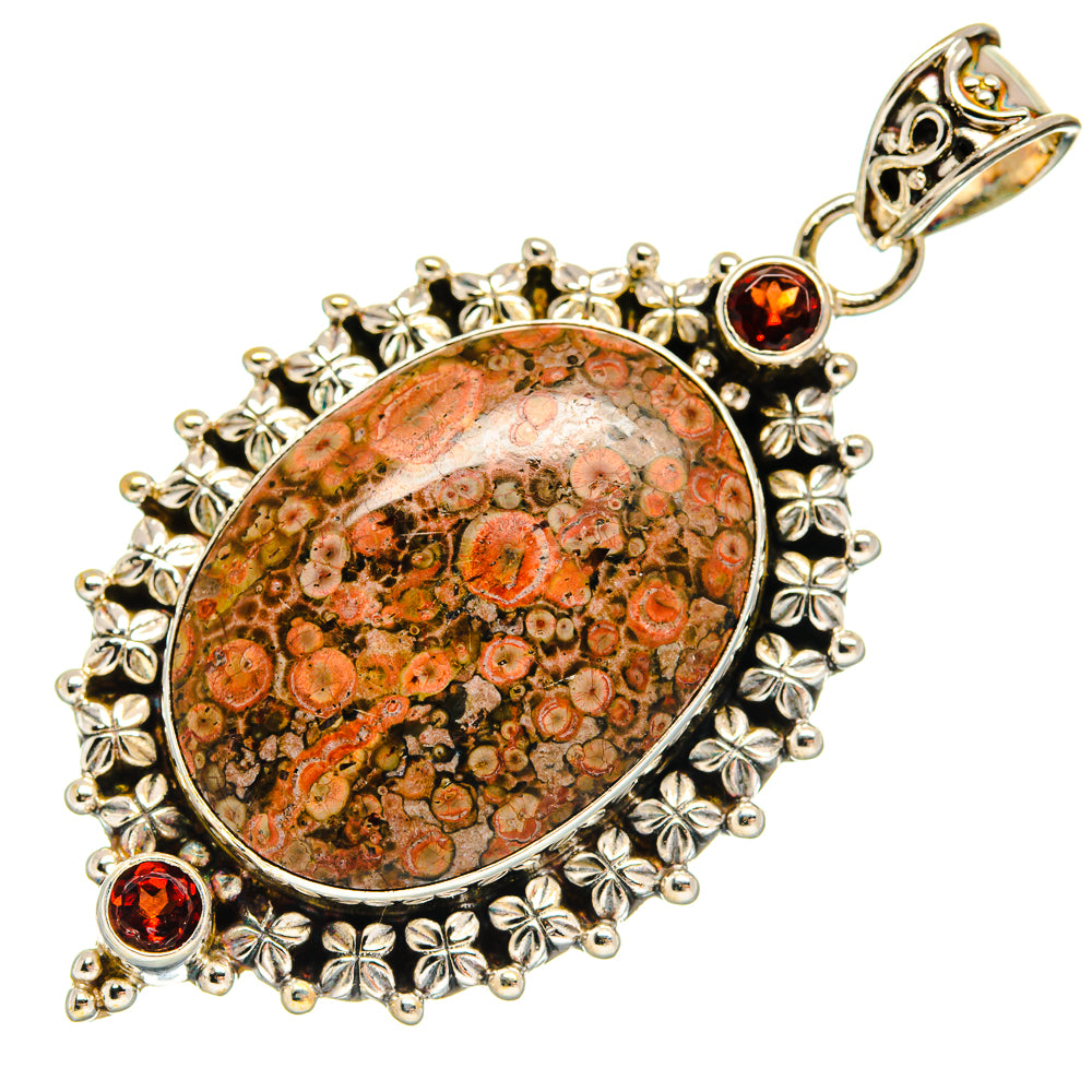 Poppy Jasper Pendants handcrafted by Anasilvercos - PD22983 - Photo 2