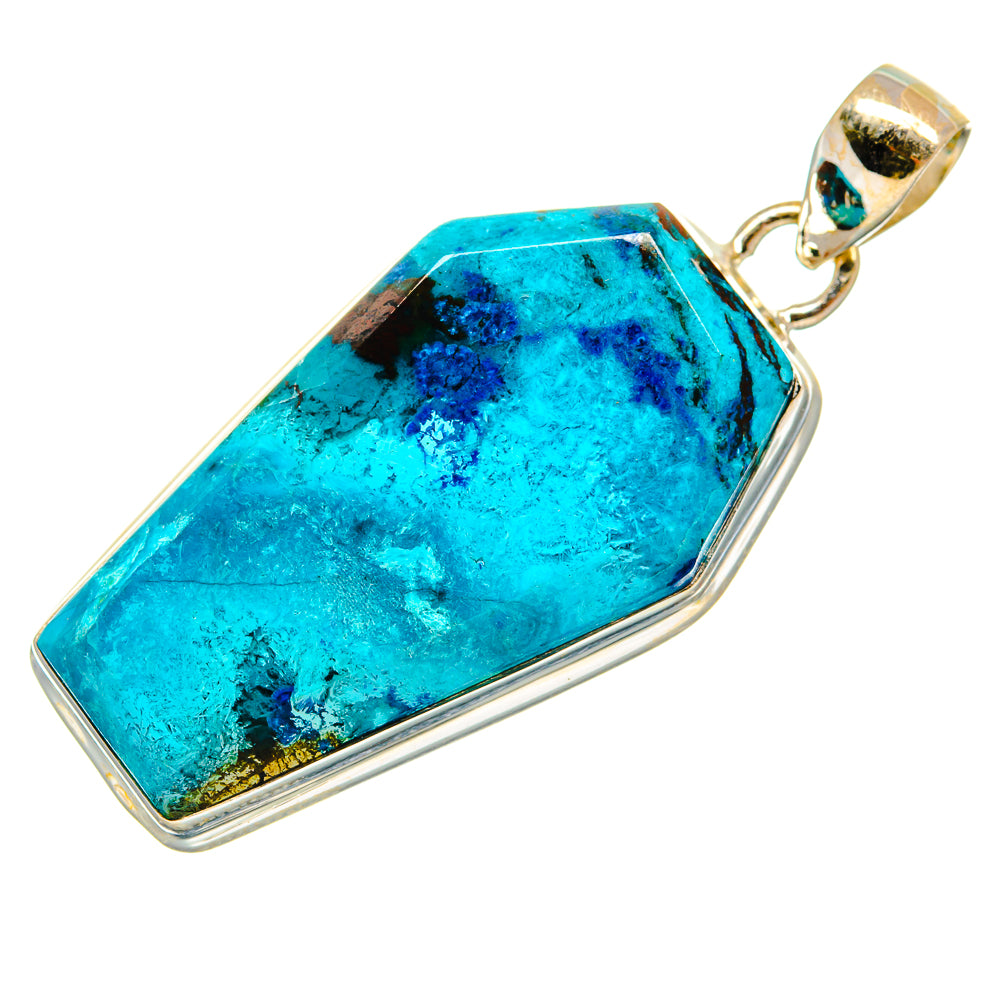 Chrysocolla Pendants handcrafted by Anasilvercos - PD22992 - Photo 2