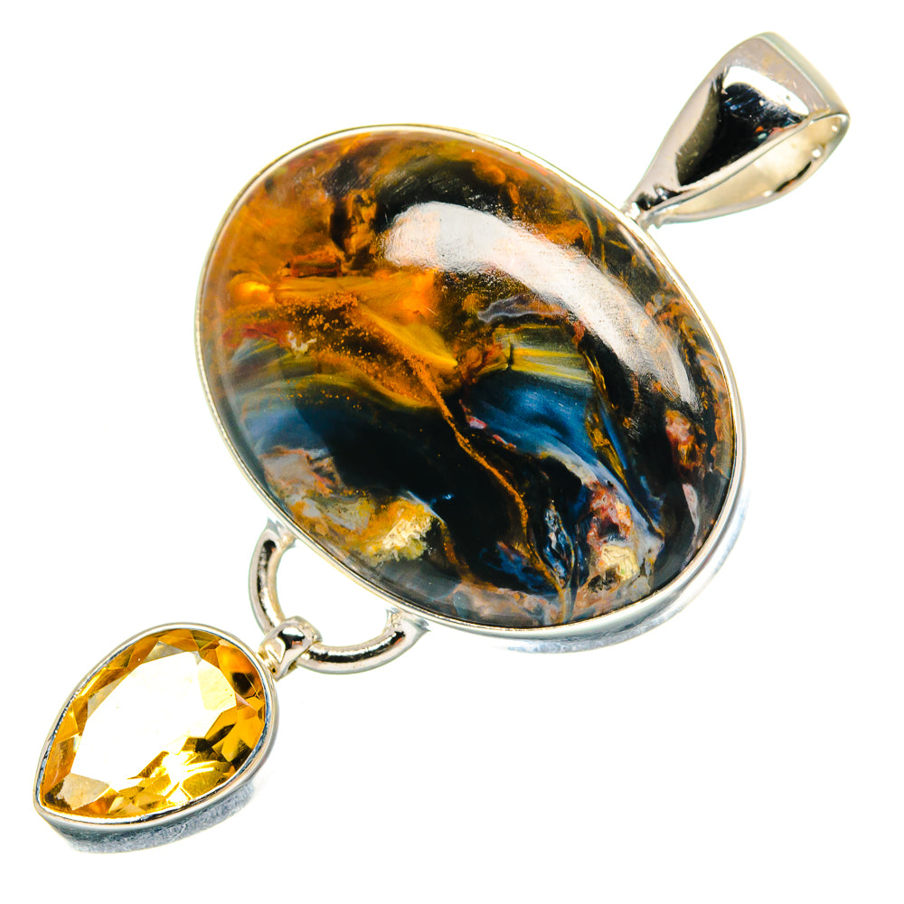 Golden Pietersite Pendants handcrafted by Anasilvercos - PD23007 - Photo 2