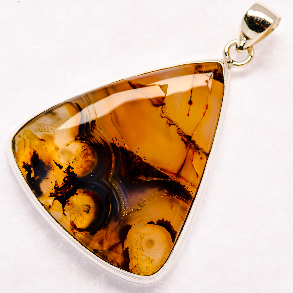 Montana Agate Pendants handcrafted by Anasilvercos - PD23022 - Photo 2