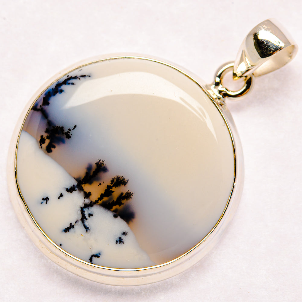 Dendritic Opal Pendants handcrafted by Anasilvercos - PD23036 - Photo 2