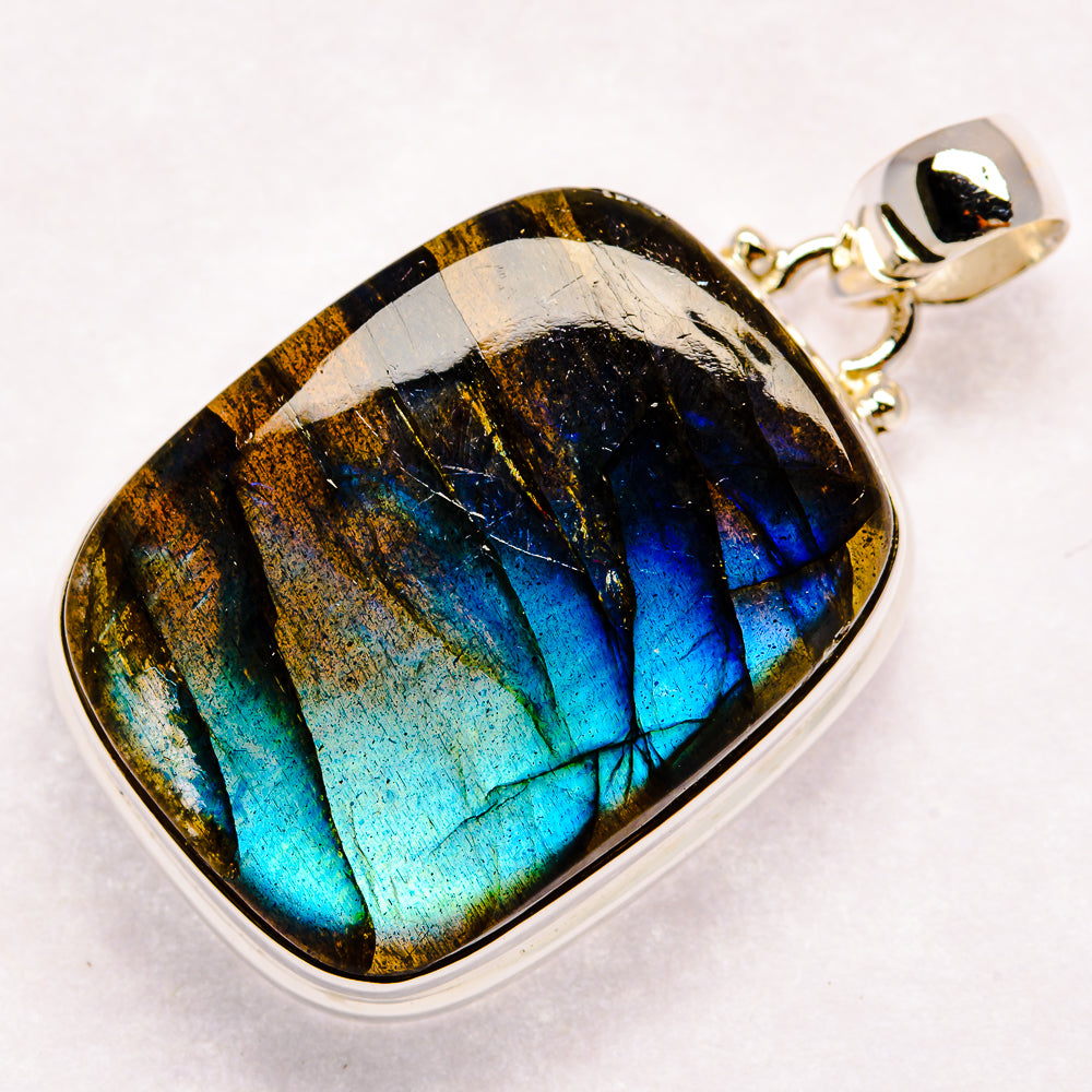 Labradorite Pendants handcrafted by Anasilvercos - PD23038 - Photo 2
