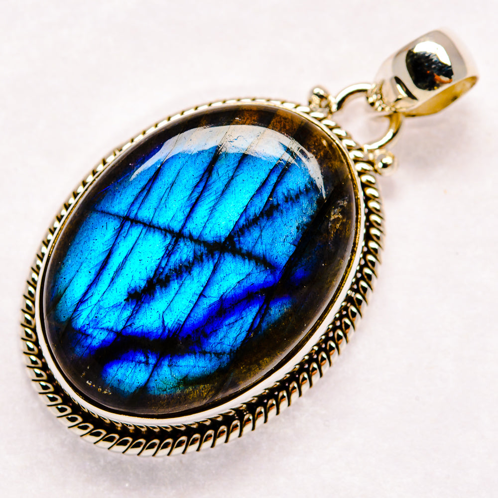 Labradorite Pendants handcrafted by Anasilvercos - PD23041 - Photo 2