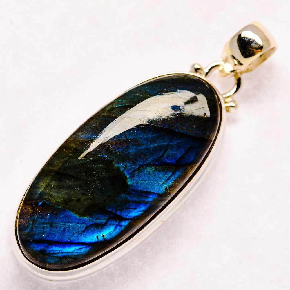 Labradorite Pendants handcrafted by Anasilvercos - PD23046 - Photo 2