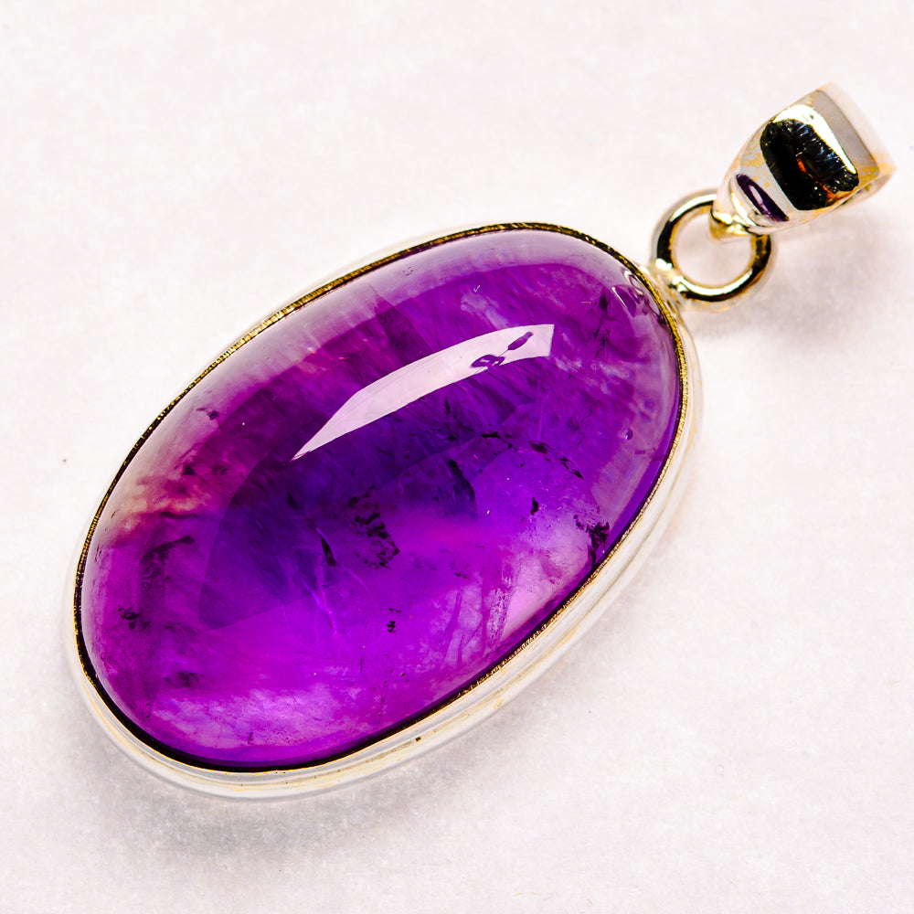 Amethyst Pendants handcrafted by Anasilvercos - PD23048 - Photo 2