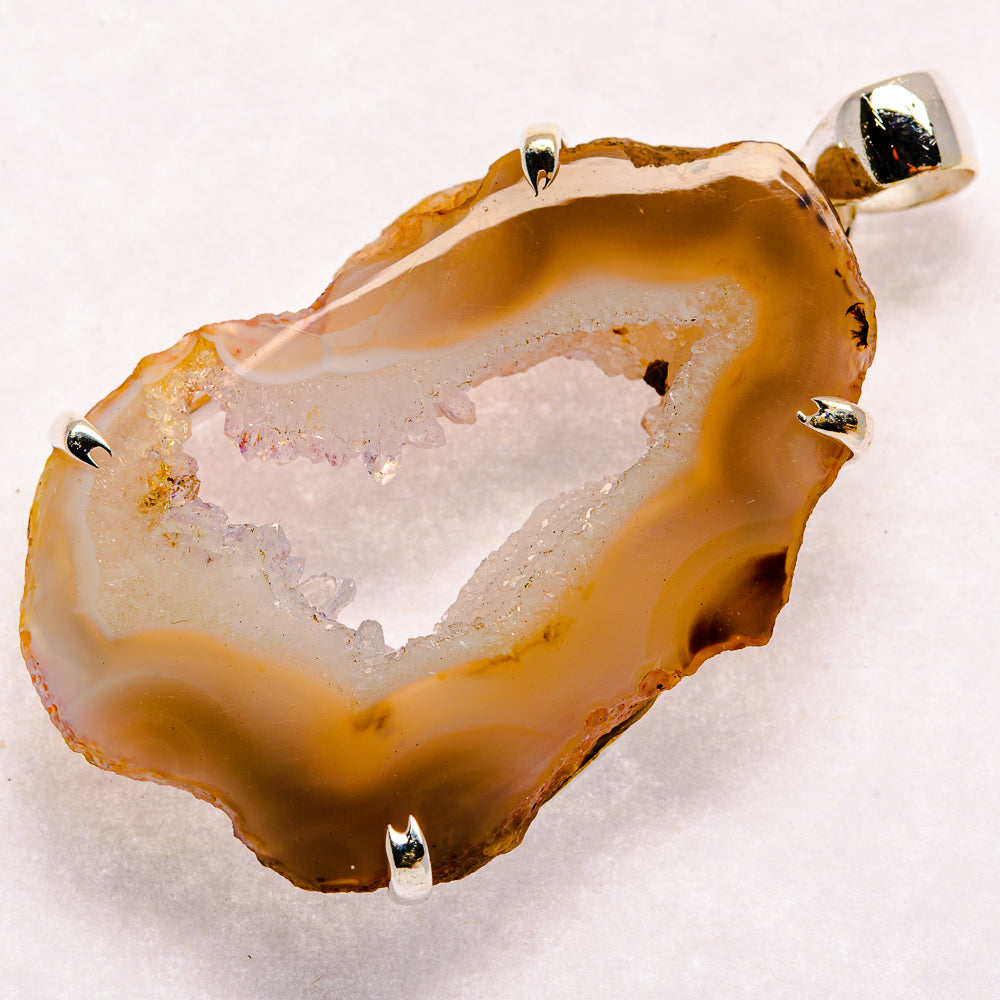 Geode Slice Pendants handcrafted by Anasilvercos - PD23052 - Photo 2