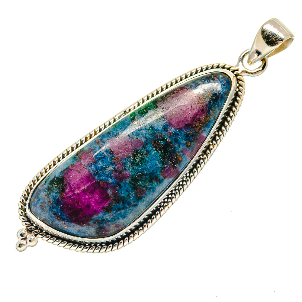 Ruby Fuchsite Pendants handcrafted by Anasilvercos - PD23060 - Photo 2