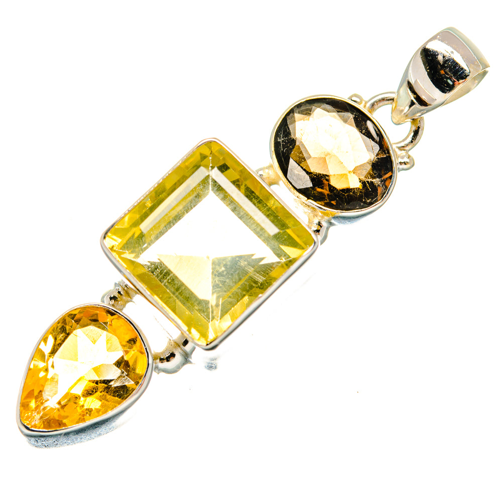 Citrine Pendants handcrafted by Anasilvercos - PD23066 - Photo 2