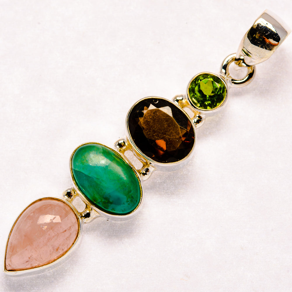 Rainbow Moonstone Pendants handcrafted by Anasilvercos - PD23077 - Photo 2