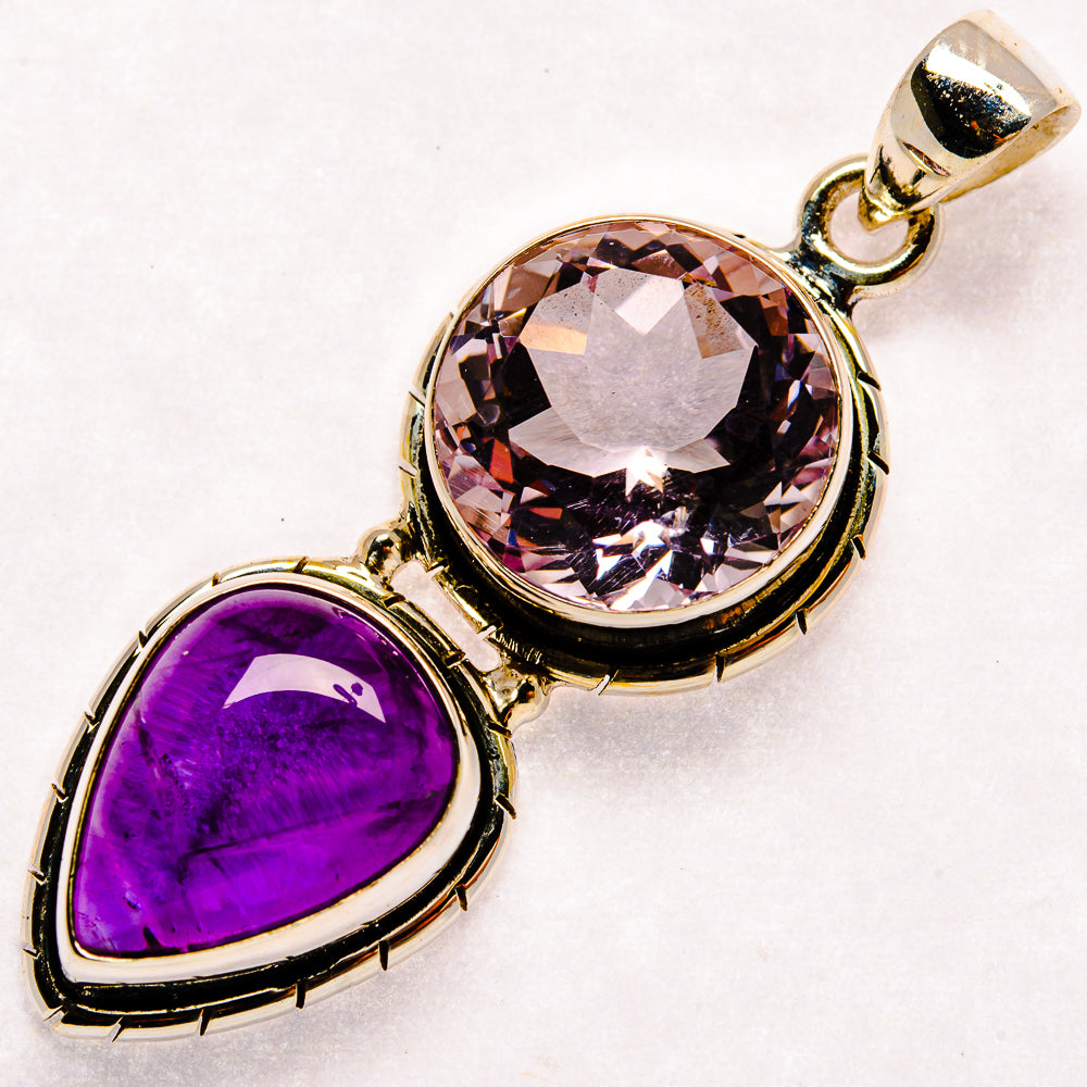 Amethyst Pendants handcrafted by Anasilvercos - PD23079 - Photo 2