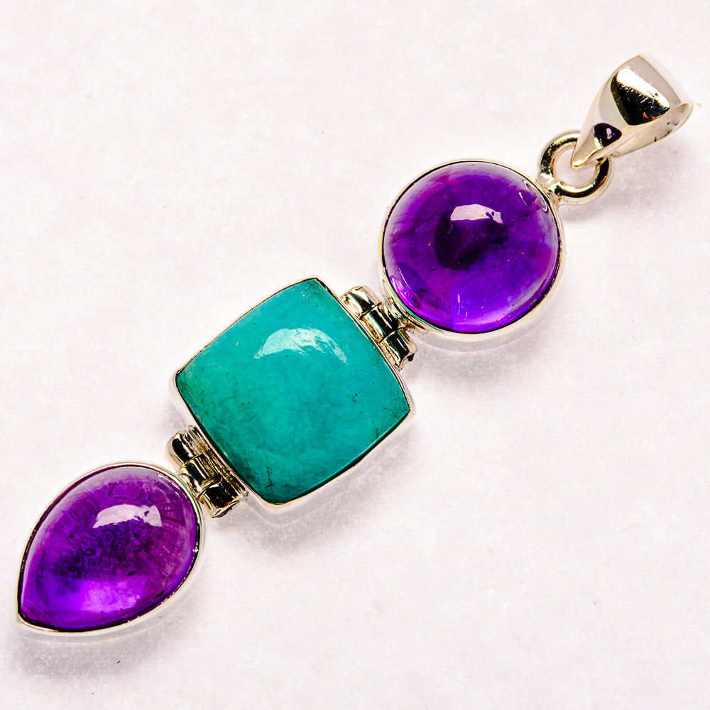 Smithsonite Pendants handcrafted by Anasilvercos - PD23081 - Photo 2