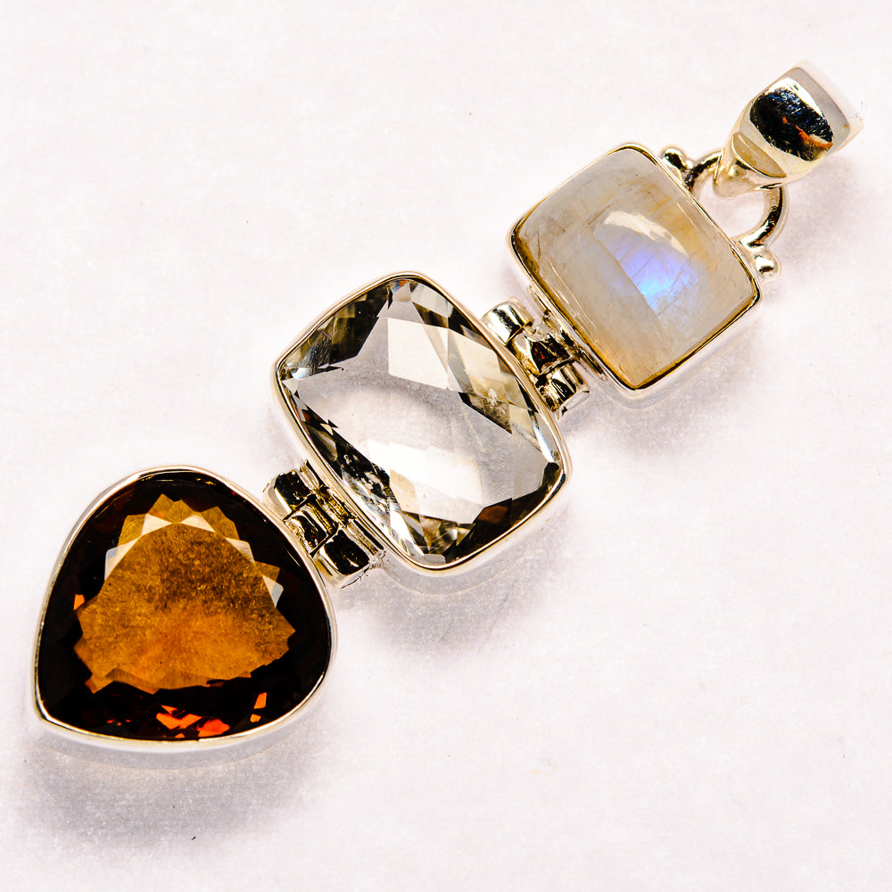 White Quartz Pendants handcrafted by Anasilvercos - PD23083 - Photo 2