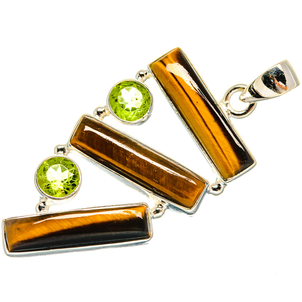 Tiger Eye Pendants handcrafted by Anasilvercos - PD23116 - Photo 2