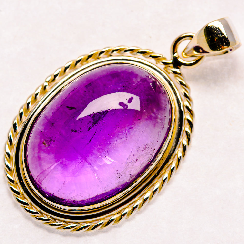 Amethyst Pendants handcrafted by Anasilvercos - PD23133 - Photo 2
