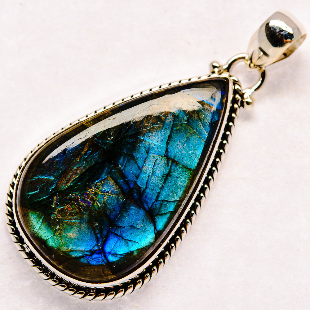Labradorite Pendants handcrafted by Anasilvercos - PD23138 - Photo 2