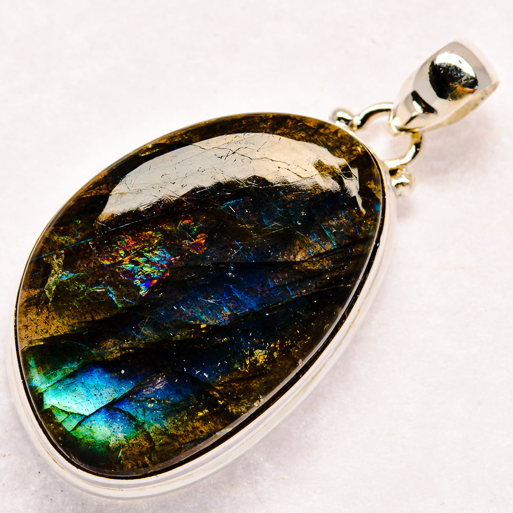 Labradorite Pendants handcrafted by Anasilvercos - PD23141 - Photo 2
