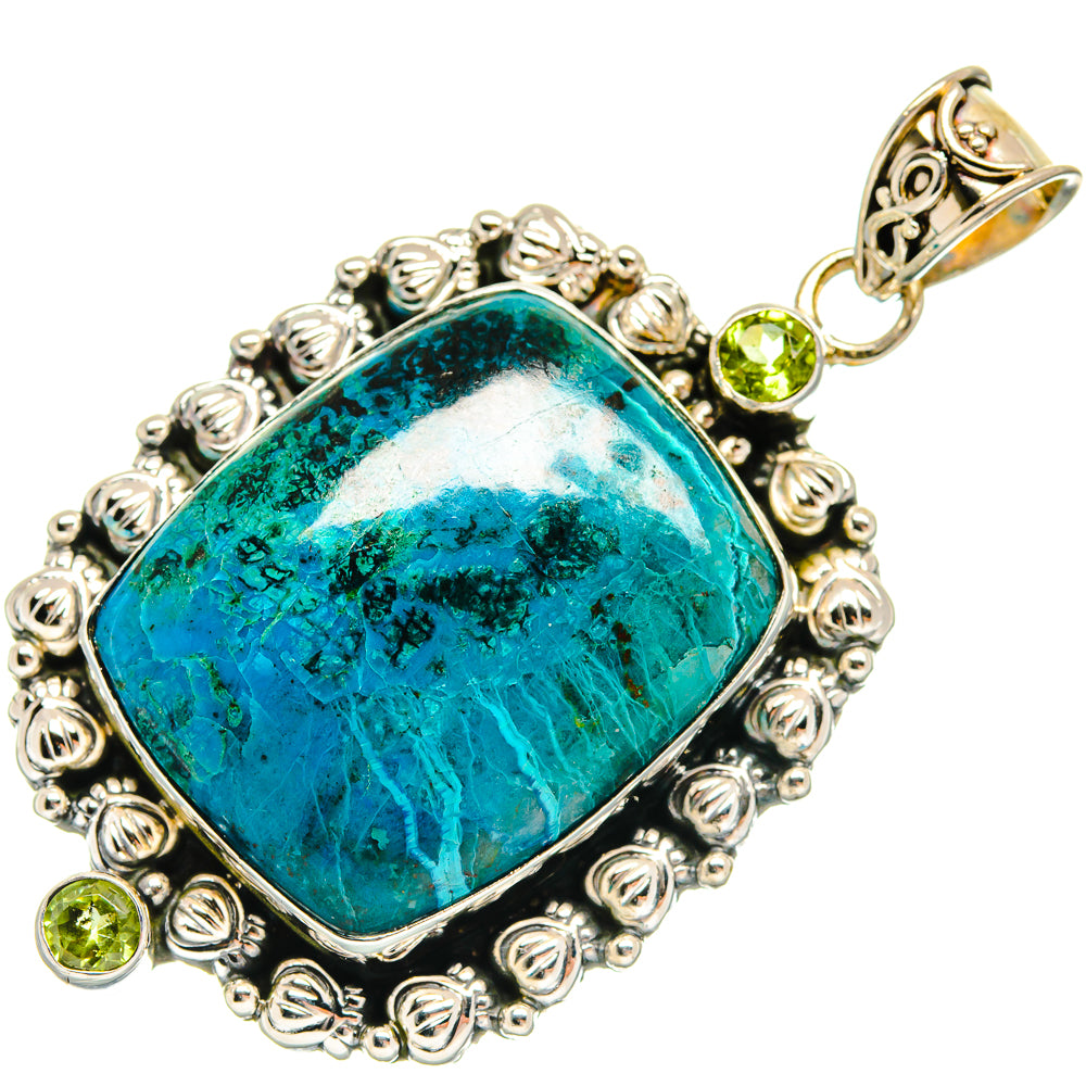 Chrysocolla Pendants handcrafted by Anasilvercos - PD23156 - Photo 2