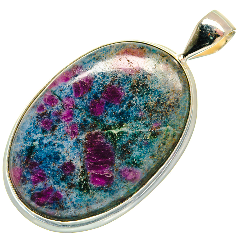 Ruby Fuchsite Pendants handcrafted by Anasilvercos - PD23160 - Photo 2