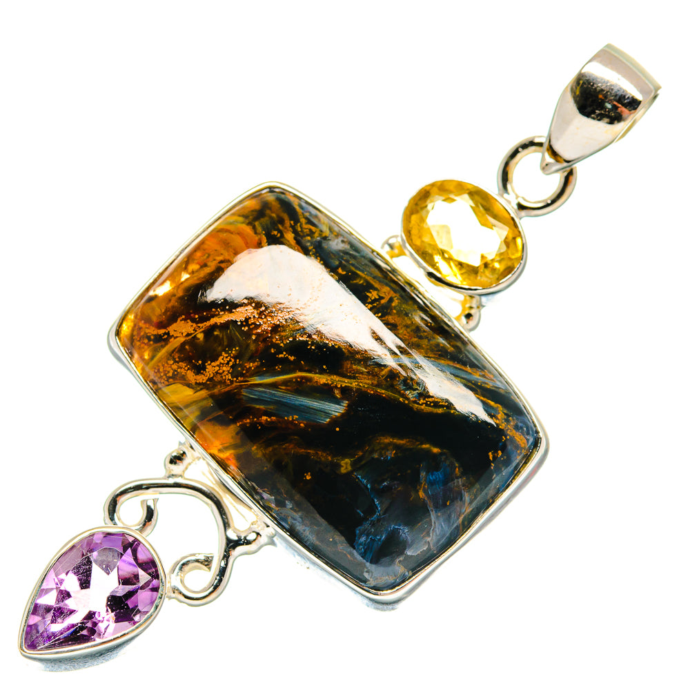 Pietersite Pendants handcrafted by Anasilvercos - PD23170 - Photo 2