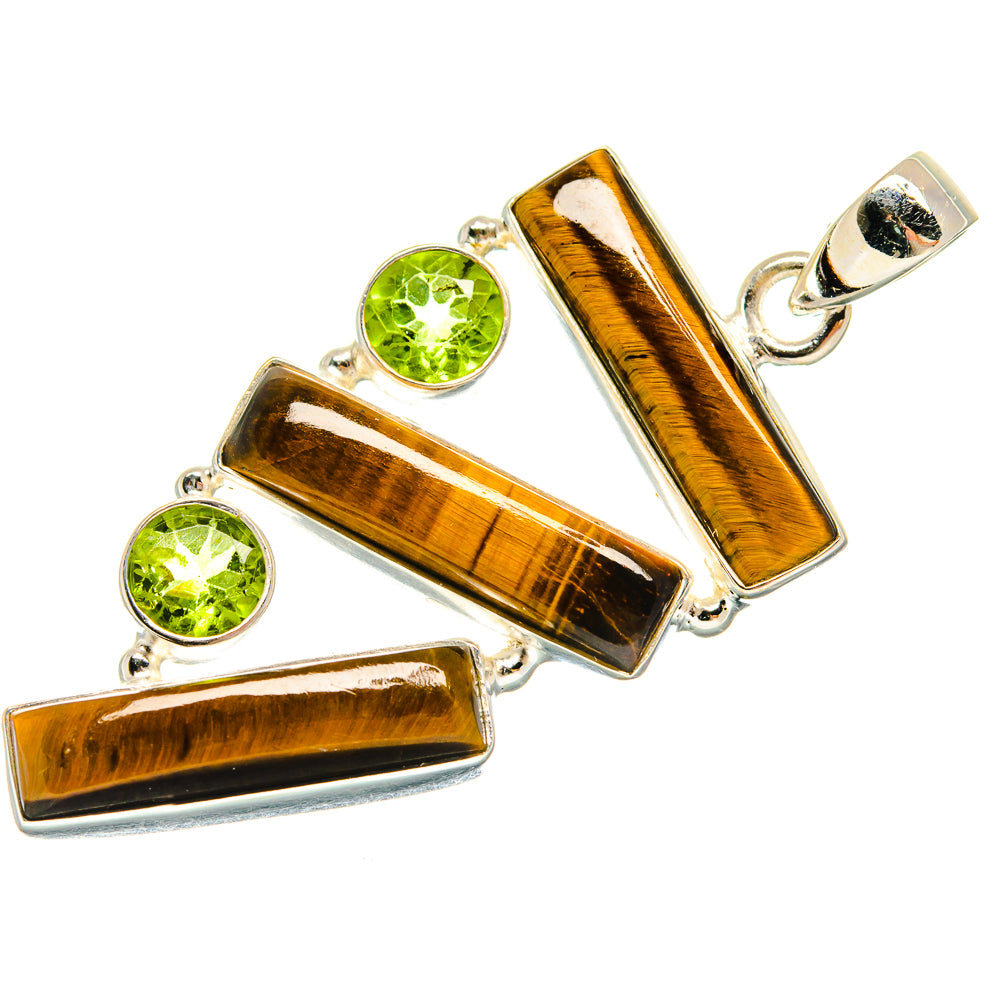 Tiger Eye Pendants handcrafted by Anasilvercos - PD23192 - Photo 2