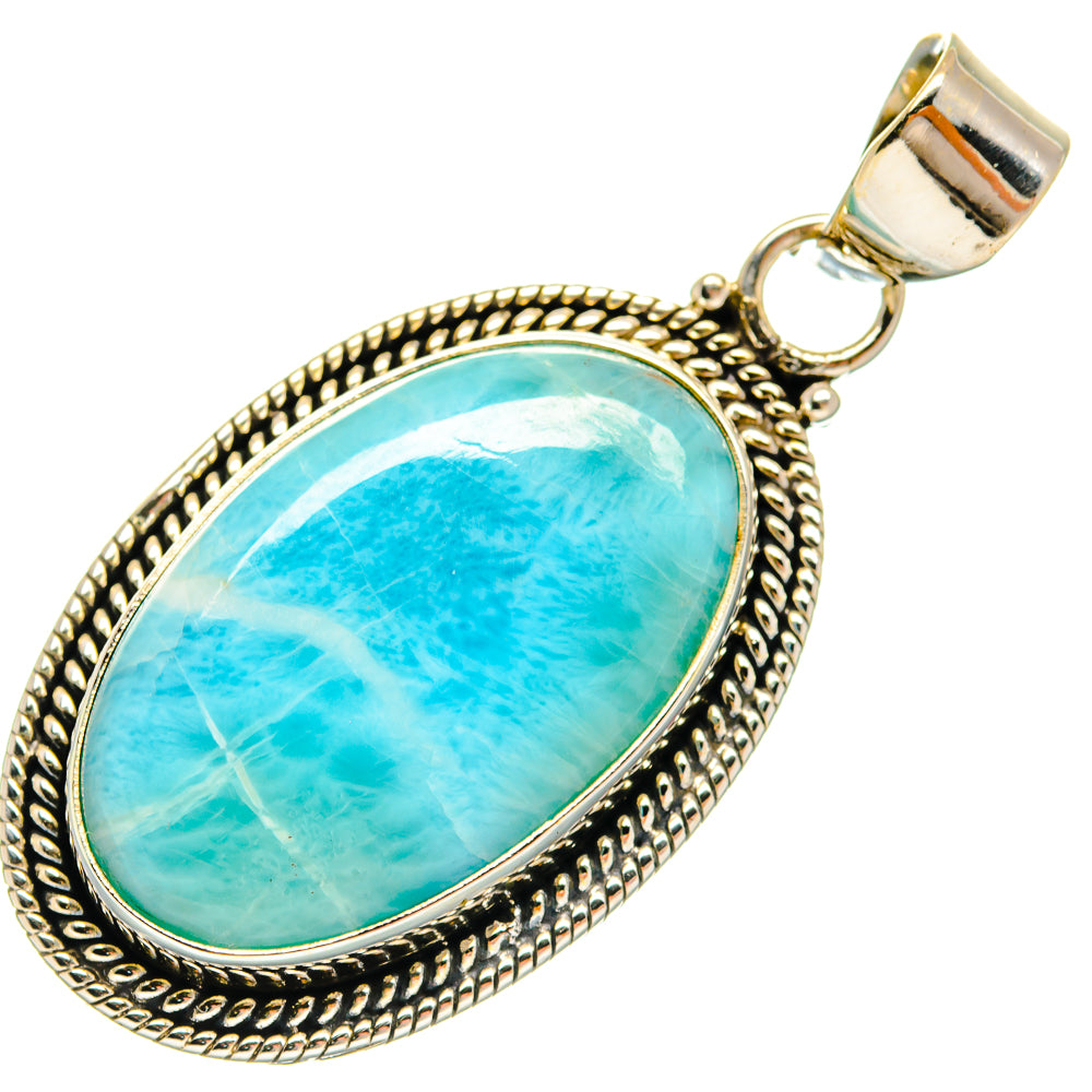 Larimar Pendants handcrafted by Anasilvercos - PD23195 - Photo 2