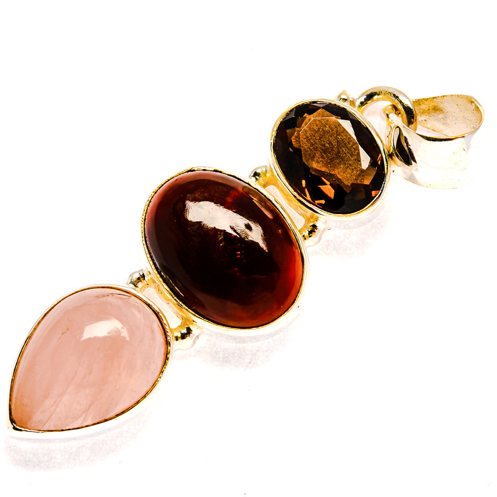 Smoky Quartz Pendants handcrafted by Anasilvercos - PD23210 - Photo 2