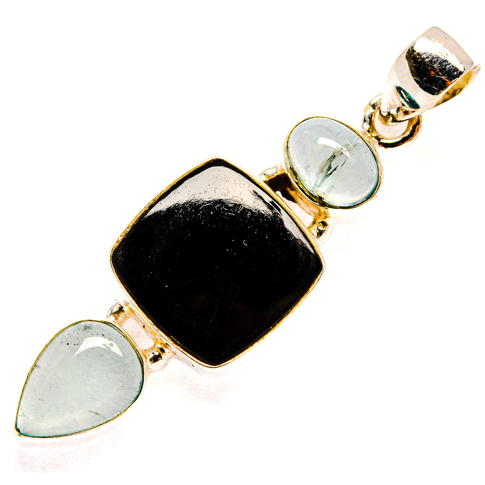 Black Onyx Pendants handcrafted by Anasilvercos - PD23218 - Photo 2