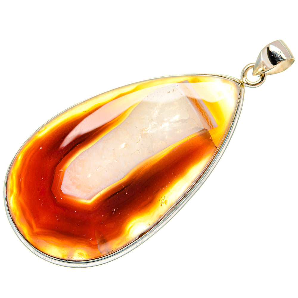 Botswana Agate Pendants handcrafted by Anasilvercos - PD23230 - Photo 2