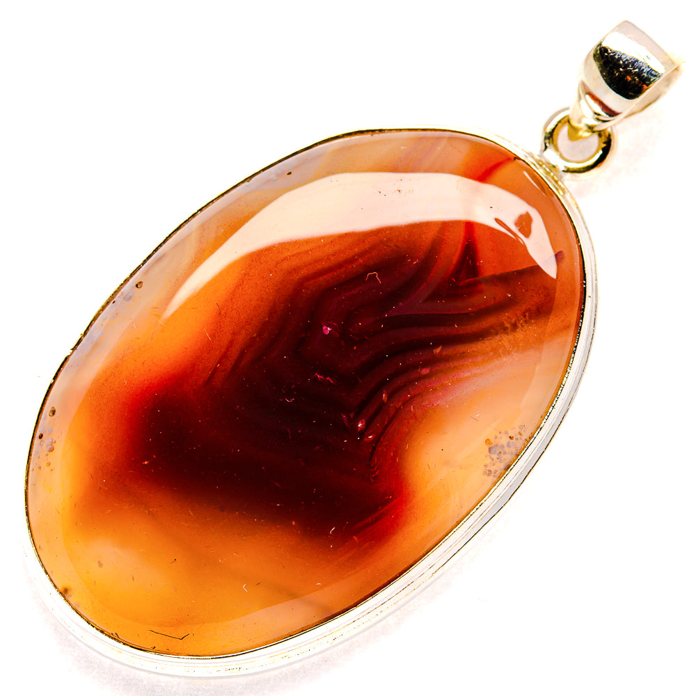 Botswana Agate Pendants handcrafted by Anasilvercos - PD23234 - Photo 2