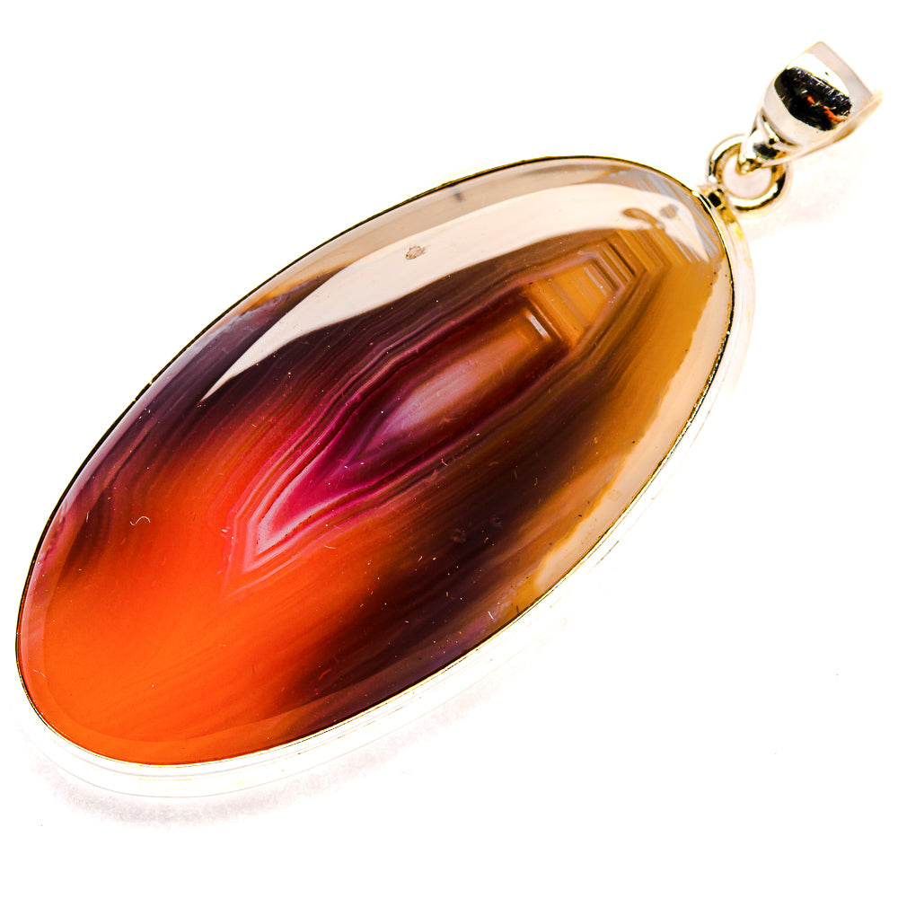Botswana Agate Pendants handcrafted by Anasilvercos - PD23237 - Photo 2