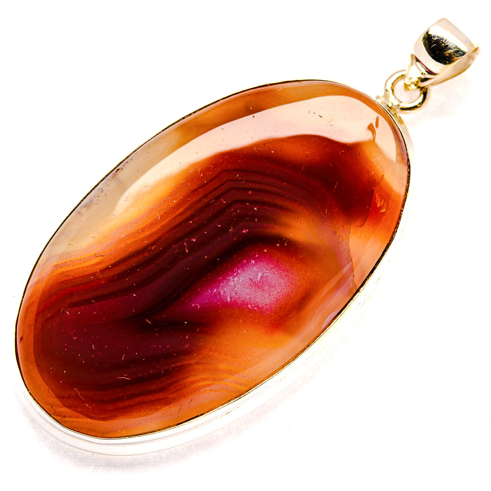 Botswana Agate Pendants handcrafted by Anasilvercos - PD23239 - Photo 2