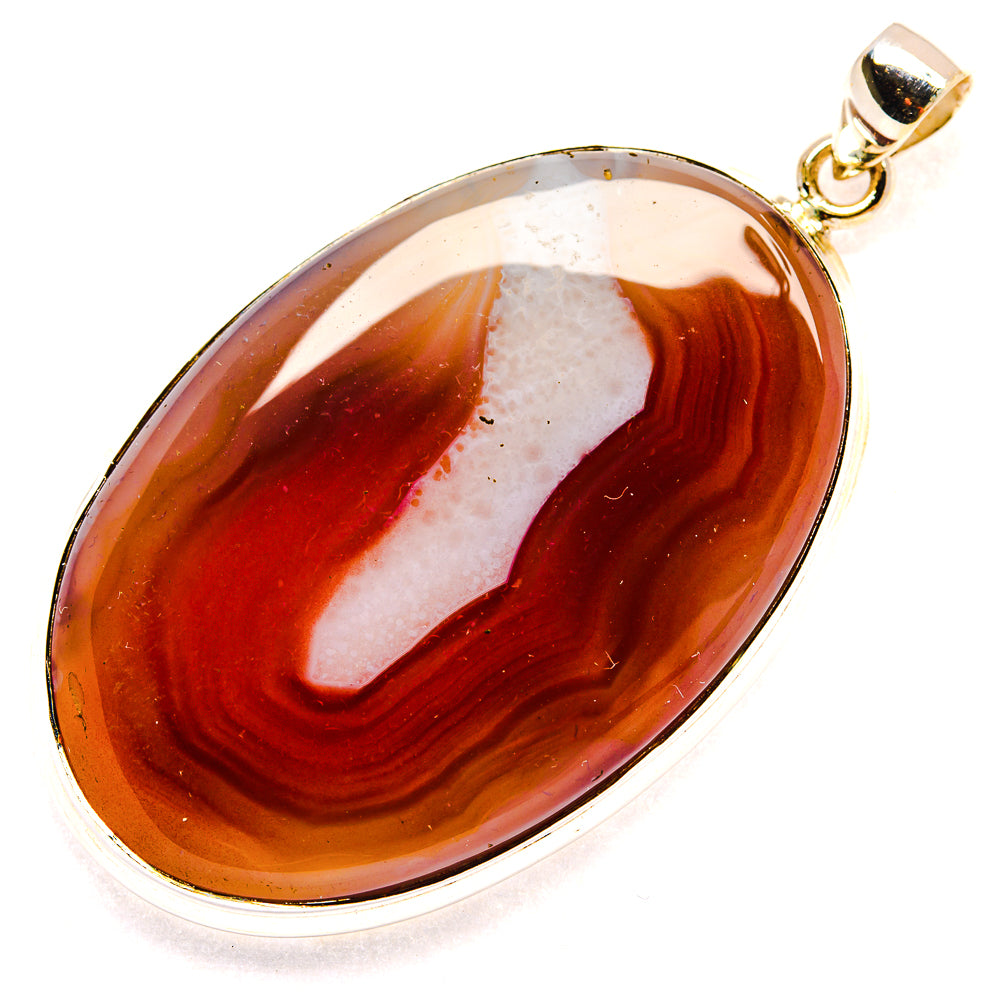 Botswana Agate Pendants handcrafted by Anasilvercos - PD23240 - Photo 2