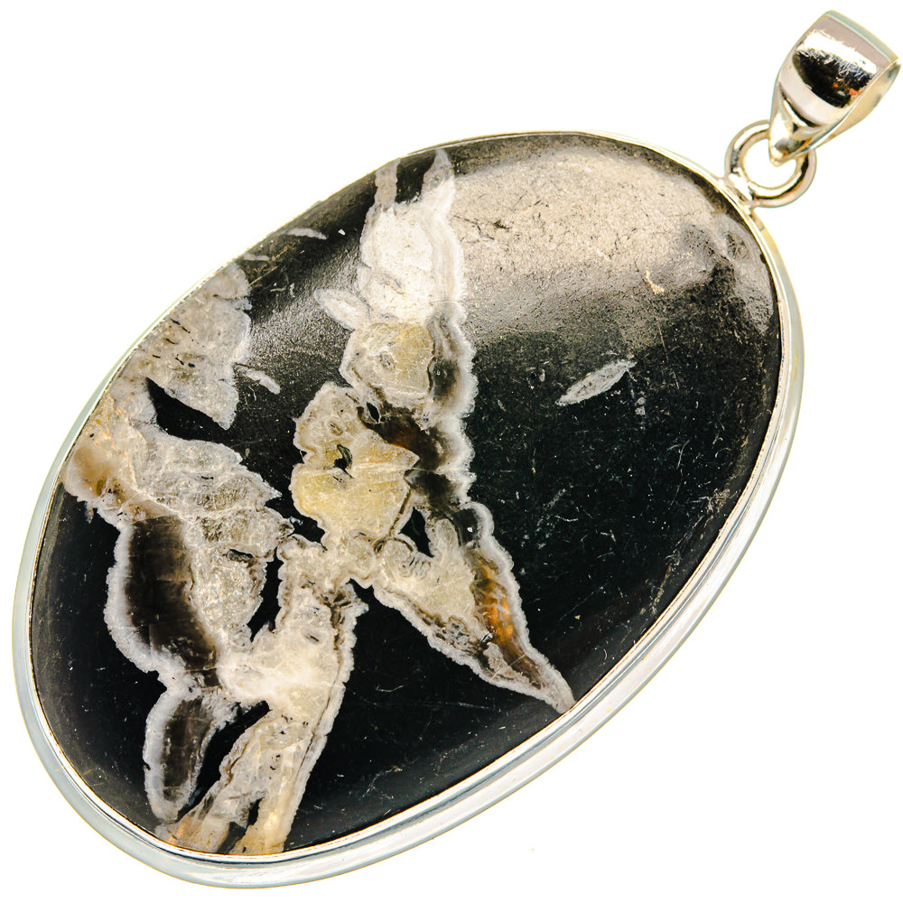 Chrysanthemum Stone Pendants handcrafted by Anasilvercos - PD23245 - Photo 2