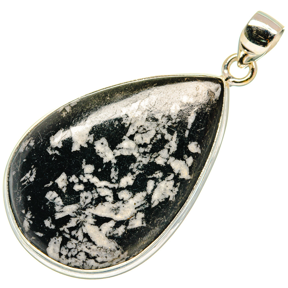Chrysanthemum Stone Pendants handcrafted by Anasilvercos - PD23248 - Photo 2