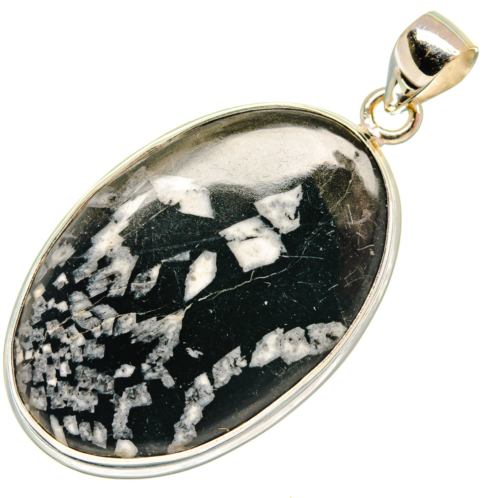 Chrysanthemum Stone Pendants handcrafted by Anasilvercos - PD23249 - Photo 2