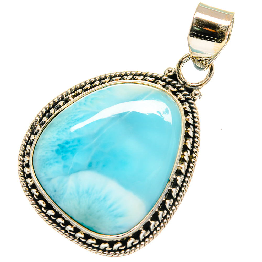 Larimar Pendants handcrafted by Anasilvercos - PD23277 - Photo 2