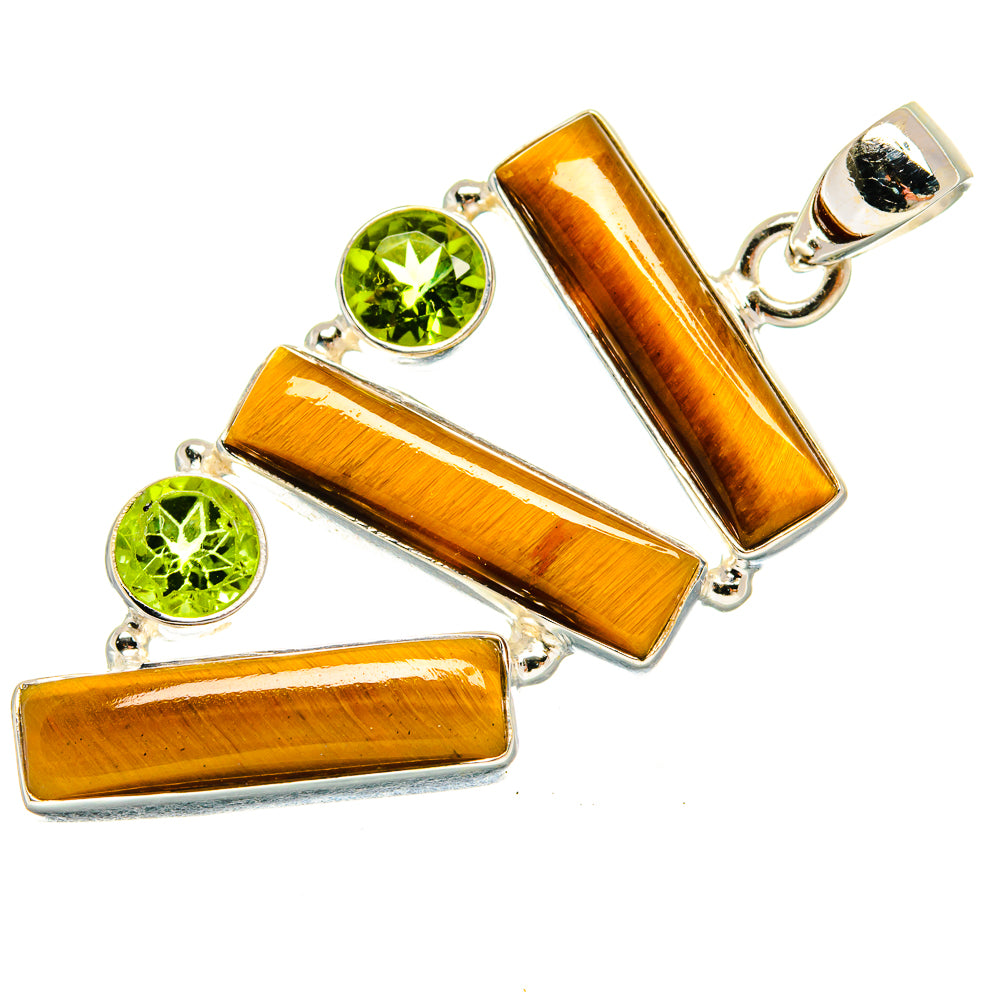 Tiger Eye Pendants handcrafted by Anasilvercos - PD23288 - Photo 2