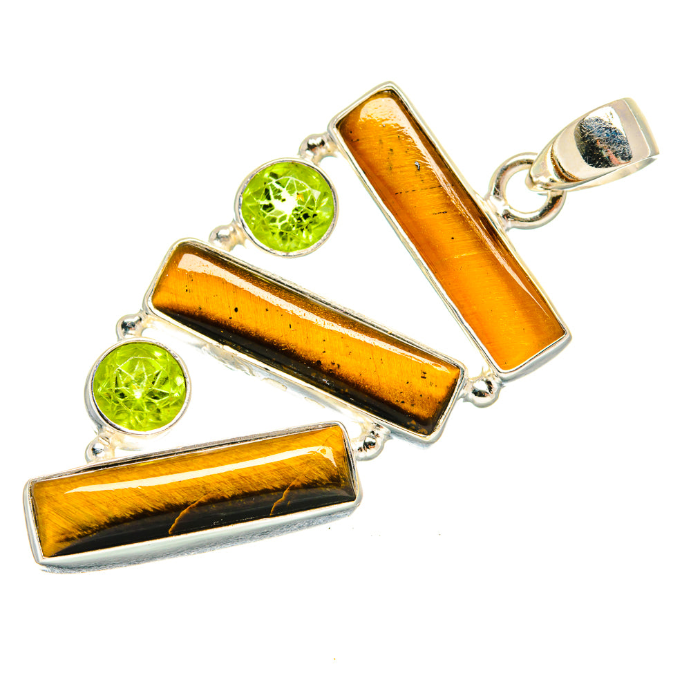 Tiger Eye Pendants handcrafted by Anasilvercos - PD23289 - Photo 2