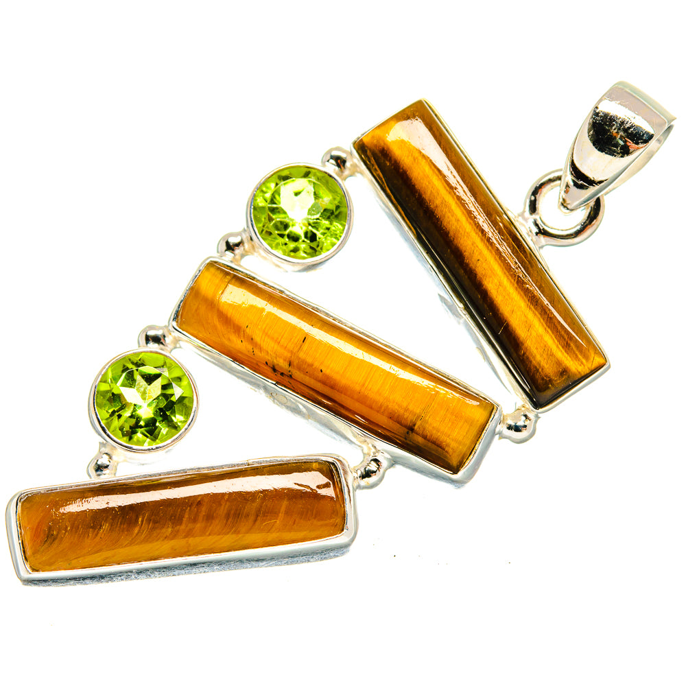Tiger Eye Pendants handcrafted by Anasilvercos - PD23290 - Photo 2