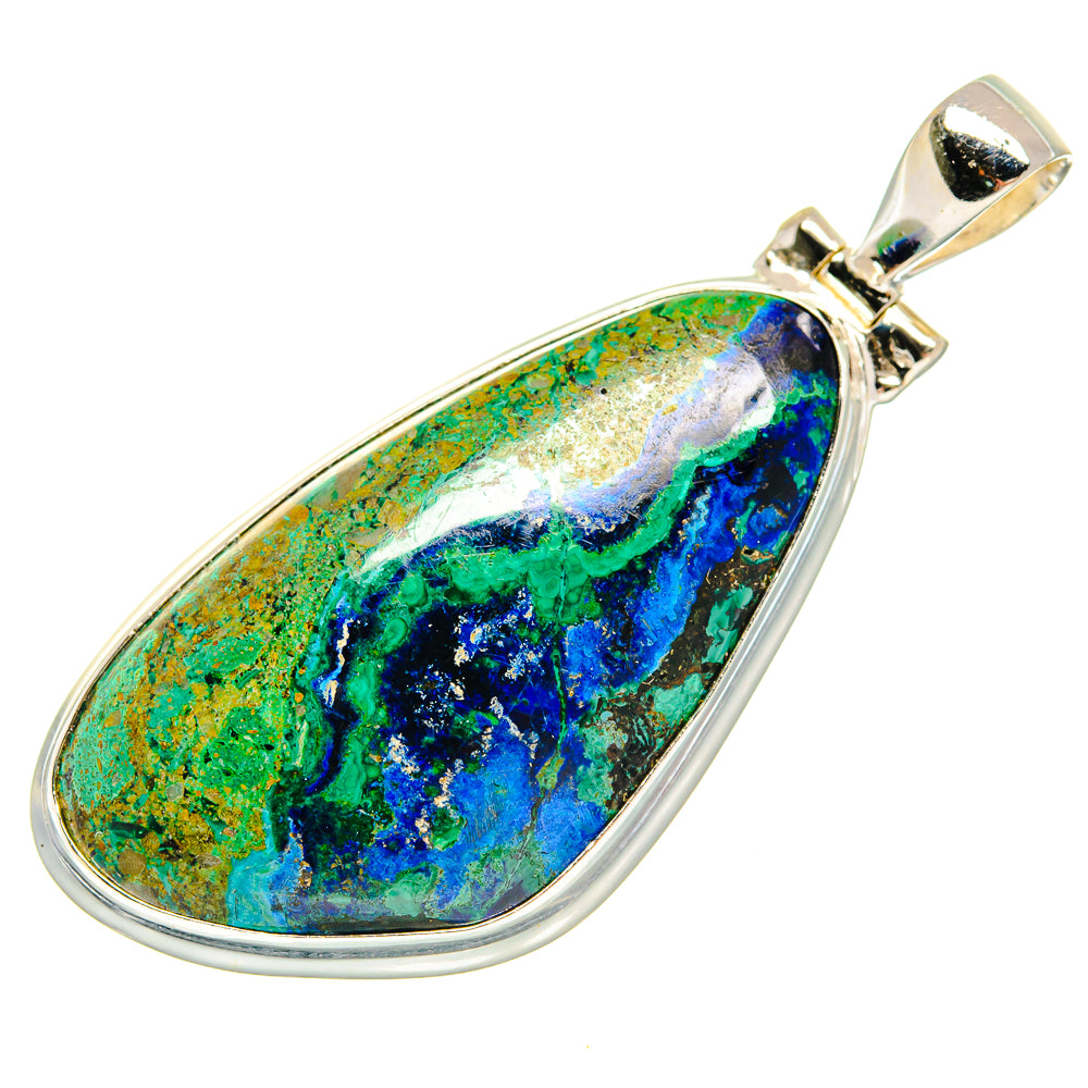 Azurite Malachite Pendants handcrafted by Anasilvercos - PD23294 - Photo 2