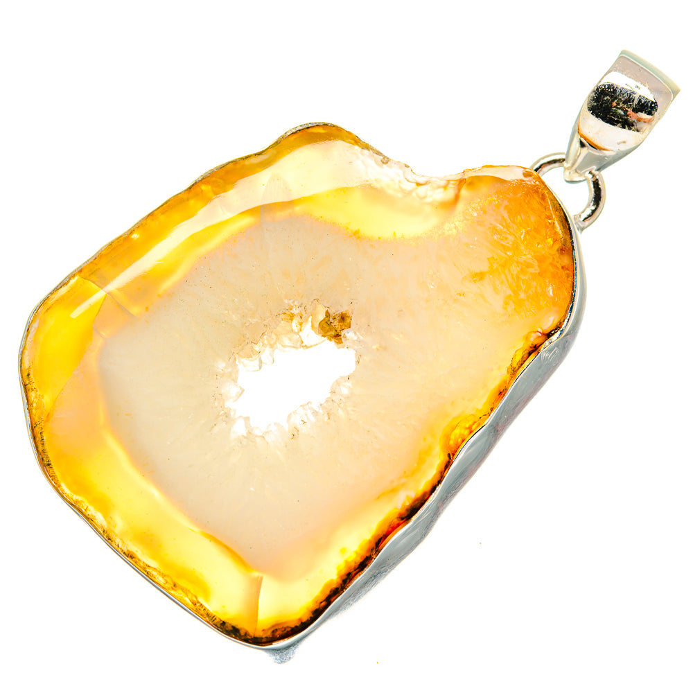 Geode Slice Pendants handcrafted by Anasilvercos - PD23306 - Photo 2