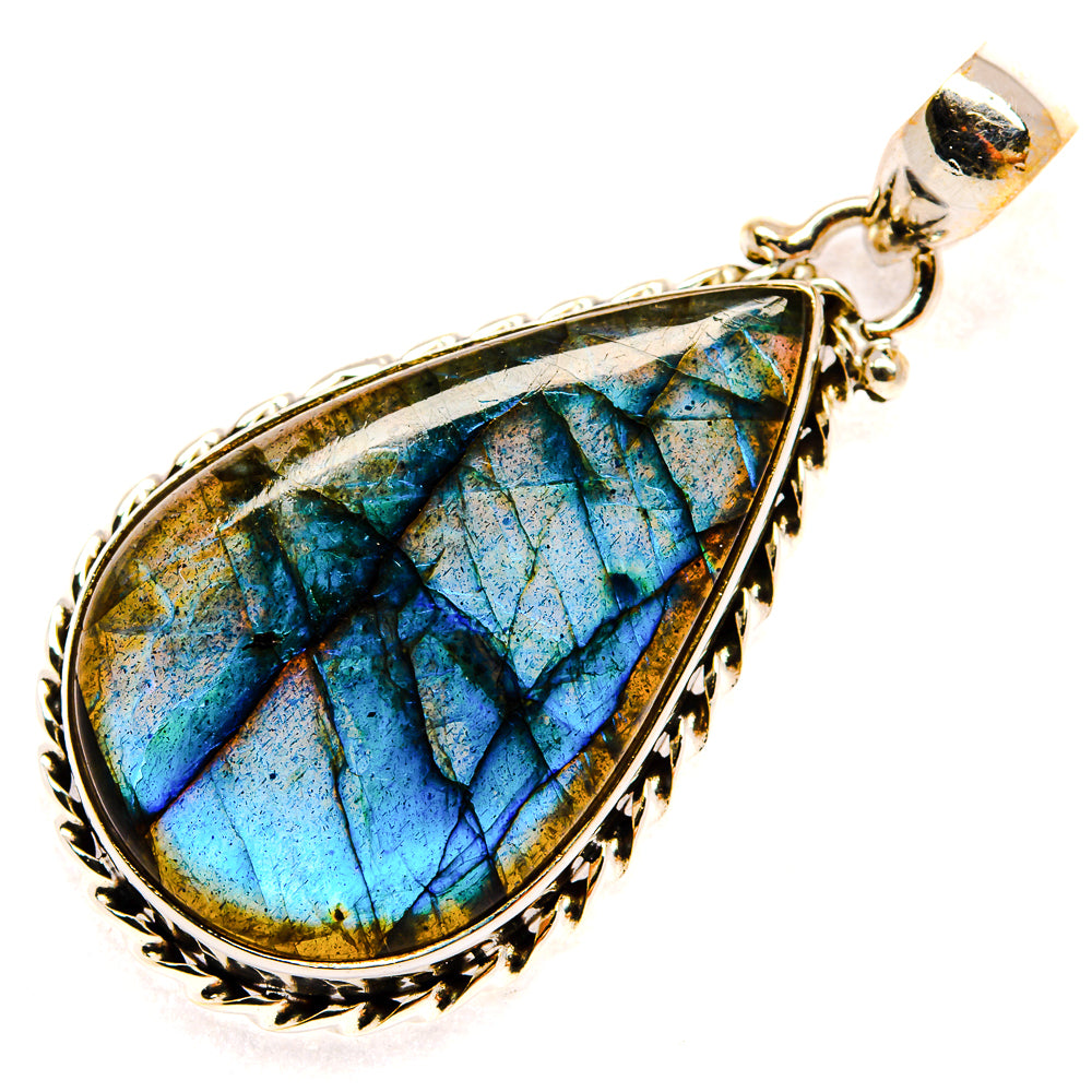 Labradorite Pendants handcrafted by Anasilvercos - PD23324 - Photo 2