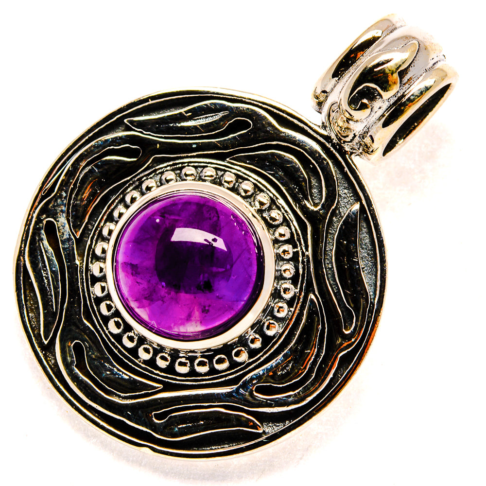 Amethyst Pendants handcrafted by Anasilvercos - PD23330 - Photo 2