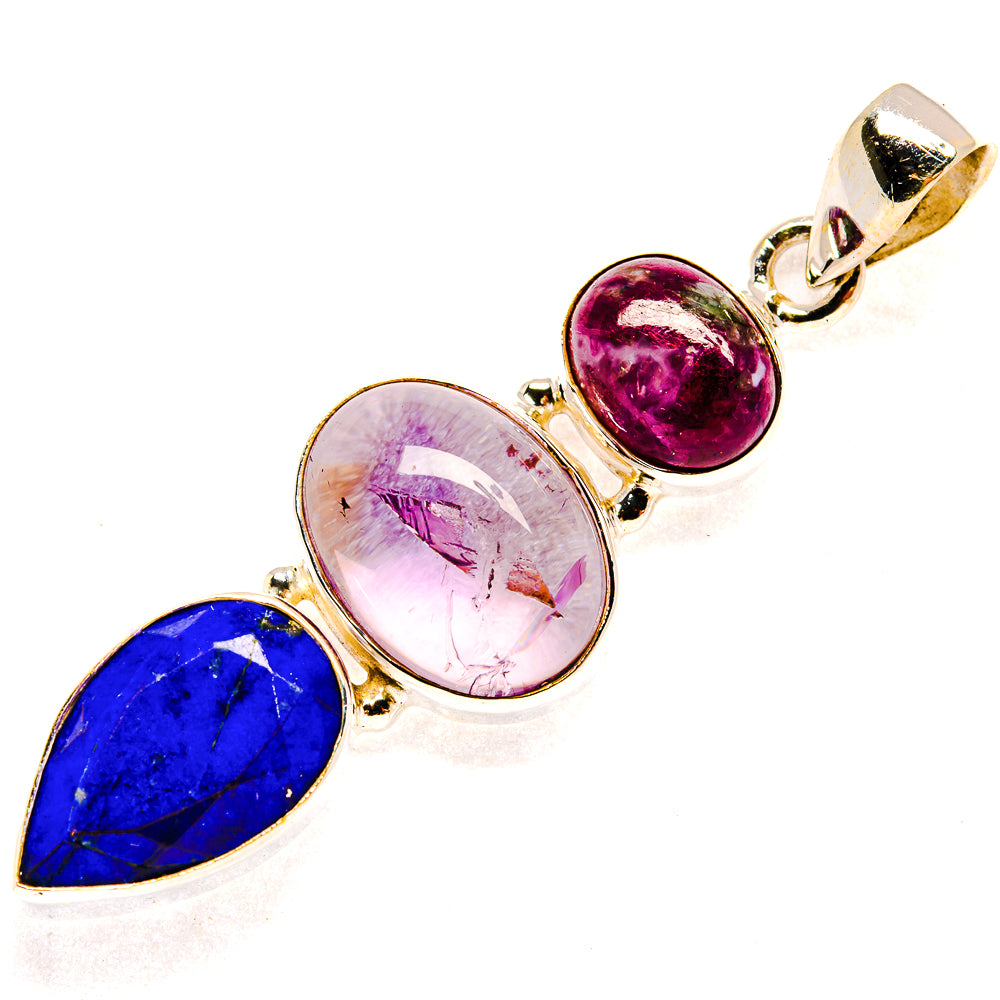 Lapis Lazuli Pendants handcrafted by Anasilvercos - PD23343 - Photo 2