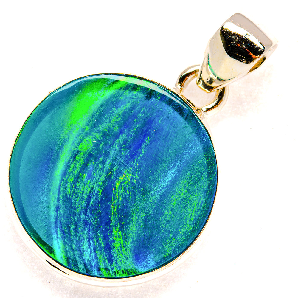 Aura Opal Pendants handcrafted by Anasilvercos - PD23355 - Photo 2