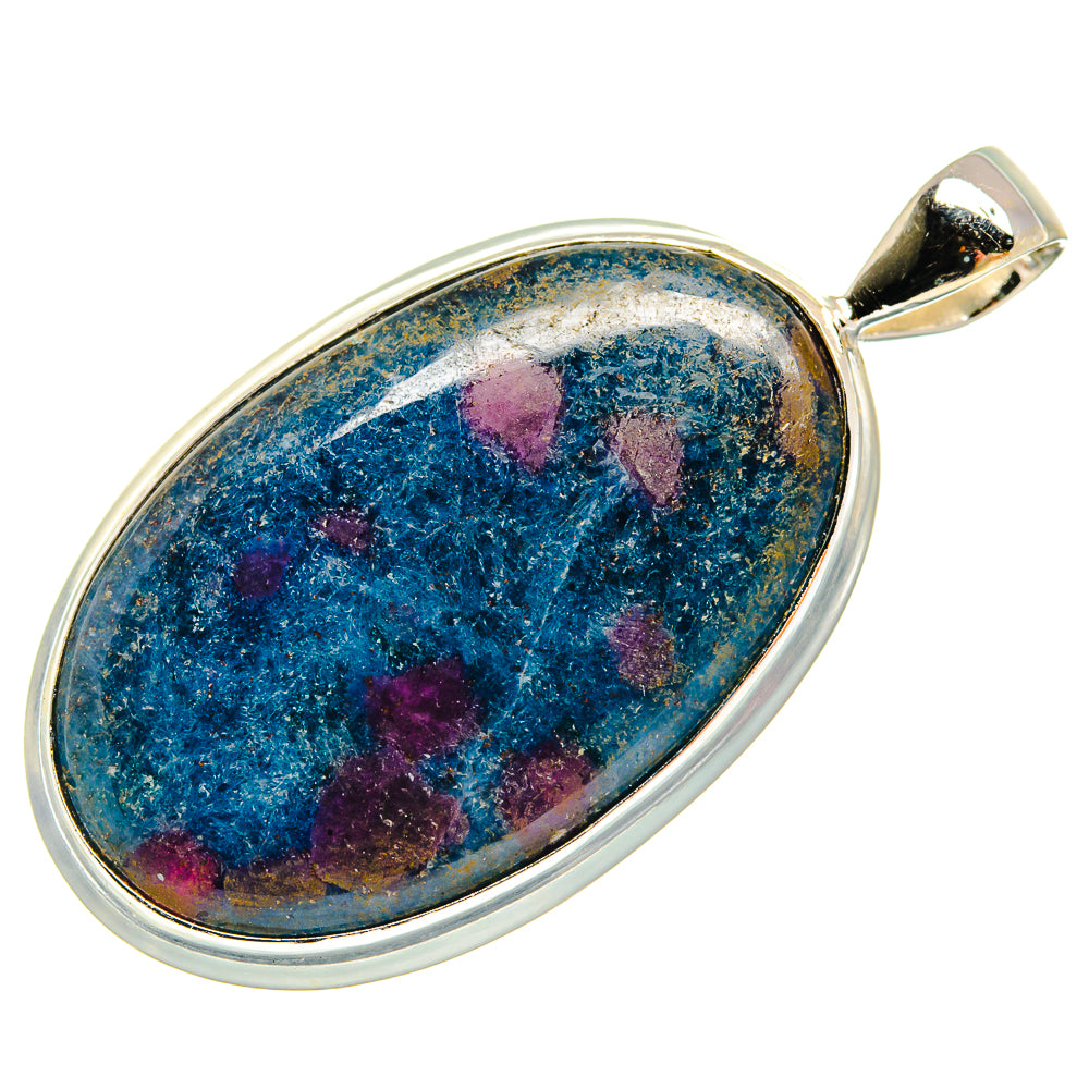 Ruby Fuchsite Pendants handcrafted by Anasilvercos - PD23365 - Photo 2