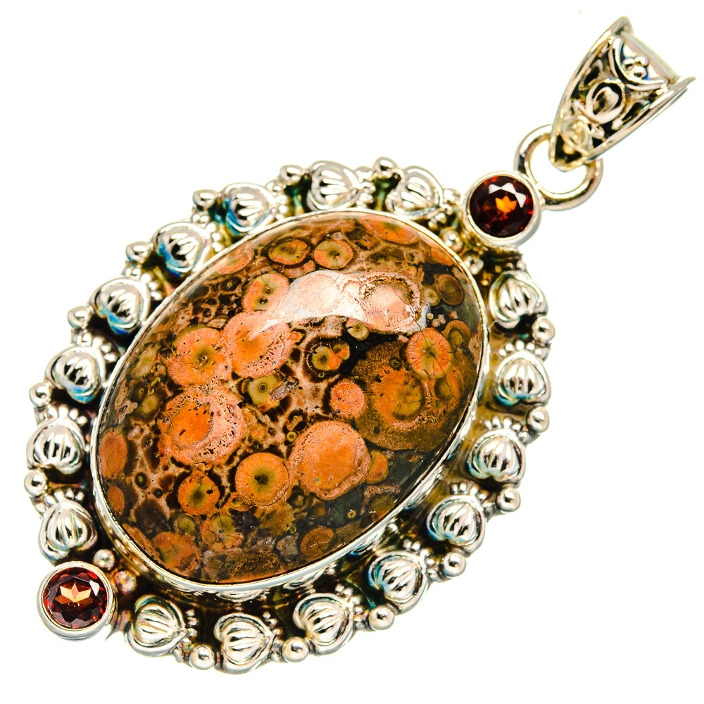 Poppy Jasper Pendants handcrafted by Anasilvercos - PD23370 - Photo 2
